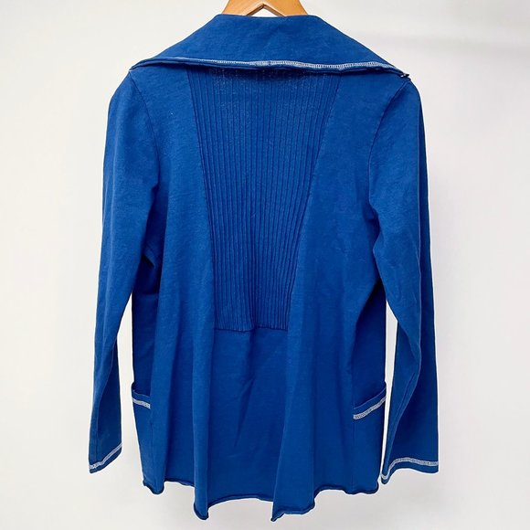 NEW Women's Fenini Unstructured Blazer Jacket, 100% Cotton - Picture 6 of 8